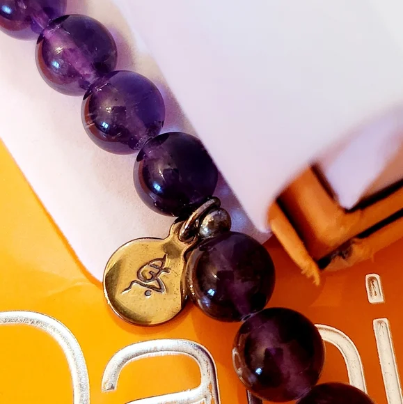 Daniel Espinosa Beautiful Mulit Stone Necklace Tourquiose Amethyst Pearl NIB